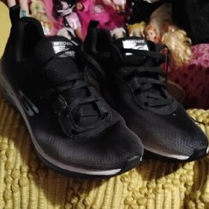 Skechers Black Athletic Shoes